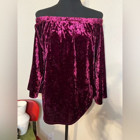 NWT Karen Kane velvet top - Picture 3 of 5